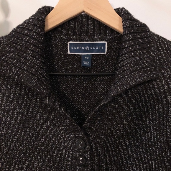 Karen Scott Sweater Black medium - Picture 3 of 5